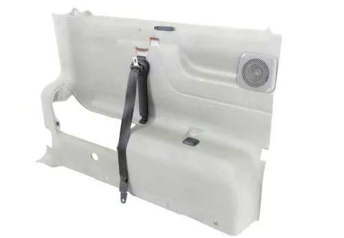 VW T4 Verkleidung Abdeckung Seite hinten links grau Multivan Klappe -ohneGurt (167091)