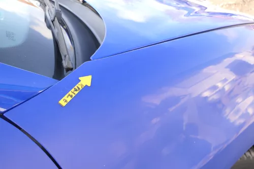 Seat Ibiza 6L Kotflügel vorne rechts blau LS5G bis 2010  (167189)