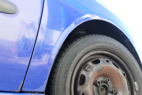 Seat Ibiza 6L Kotflügel vorne rechts blau LS5G bis 2010  (167189)