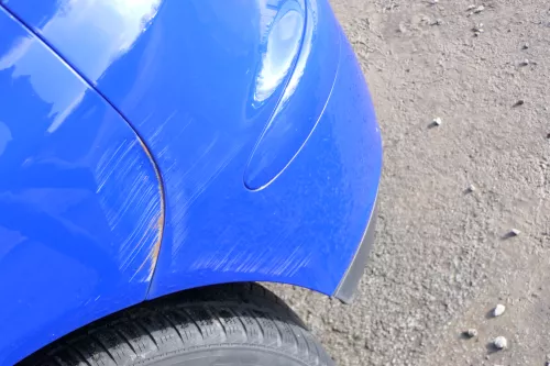 Seat Ibiza 6L Stoßstange Heckstoßstange hinten blau LS5G (167195)