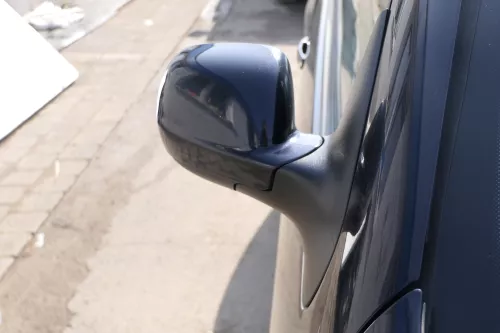 VW Bora Golf 4 elektrischer Spiegel Außenspiegel rechts mit Glas blau LC5M
