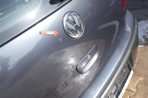 VW Polo 9N3 9N Heckklappe Kofferraumklappe Klappe grau LC7V - Scheibe ohne (167245)