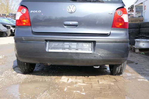 VW Polo 9N 9N3 Stoßstange Heckstoßstange hinten grau LC7V