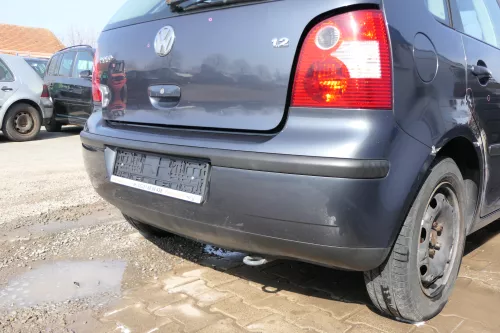 VW Polo 9N 9N3 Stoßstange Heckstoßstange hinten grau LC7V (167246)