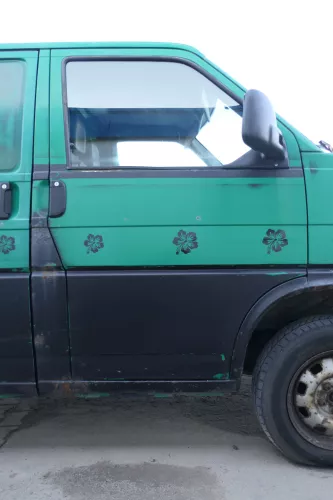 VW T4 Tür vorne rechts grün LA6N Beifahrertür 701831056H bis ca. 1996 ohne Anbau