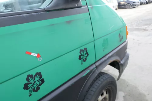 VW T4 Tür vorne rechts grün LA6N Beifahrertür 701831056H bis ca. 1996 ohne Anbau (167263)