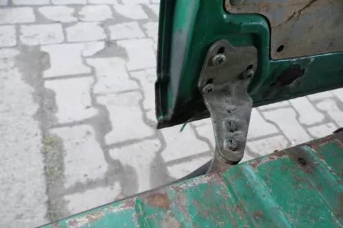 T4 Transporter Tür rechts Schiebetür Multivan Caravelle grün LL6N (167265)