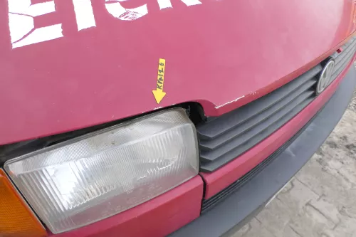 VW T4 Transporter Pritsche Motorhaube Haube Klappe vorne rot LK3A (167300)