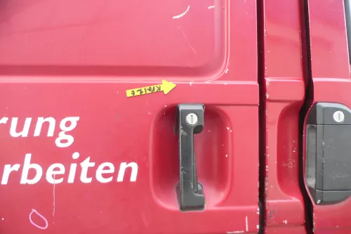 T4 Transporter Tür rechts Schiebetür Multivan Caravelle rot LK3A (167306)