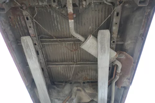 VW T4 Auspuff MIttelschalldämpfer +Endtopf mitte 1X Diesel 1,9 D 44kw 60PS AAB (167327)