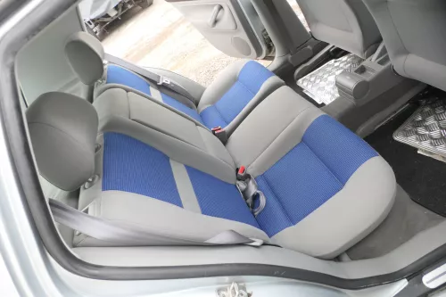 Golf 4 Limousine Sitz Rückbank Rücksitzbank Sitzfläche Sitze blau grau (167454)