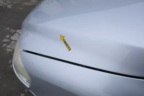 VW Fox 5Z Motorhaube Klappe vorn vorne silber LA7W Haube (167476)