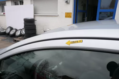 VW Fox 5Z Tür vorne links Fahrertür silber LA7W (167483)