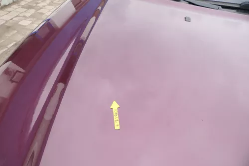 Audi A4 B5 Motorhaube Haube Klappe vorne rot braun LZ3N bis ca. Bj. 1999 (167502)