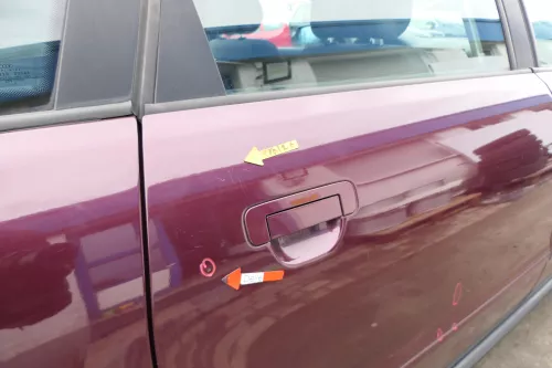 Audi A4 B5 Tür Türblatt hinten rechts rot braun LZ3N Kombi Limo (167508)