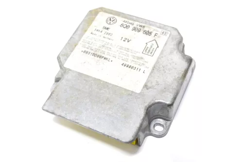 Golf 4 Bora Steuergerät Airbag Airbagsteuergerät 6Q0909605F 03  002 Kopfairbag