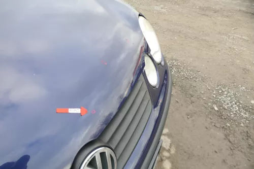 VW Polo 9N Motorhaube Klappe Haube vorne blau LB5N bis ca. Bj. 2004 (167546)