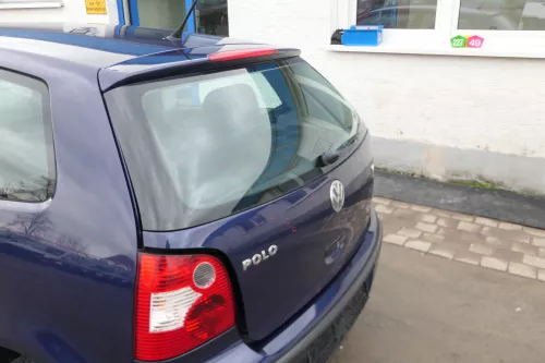 VW Polo 9N3 9N Heckklappe Kofferraumklappe Klappe blau LB5N - Scheibe ohne (167550)