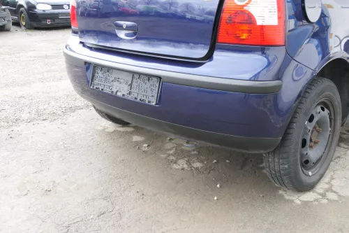 VW Polo 9N 9N3 Stoßstange Heckstoßstange hinten blau LB5N indigoblau (167551)