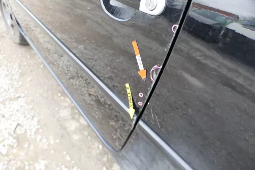 VW Lupo Seat Arosa Tür vorne links Fahrertür schwarz L041 (für elektr.Fensterhe (167568)