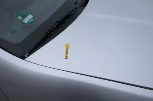 Skoda Fabia 6Y Motorhaube Klappe vorne silber grau LF7T mit Grill vorn (167703)