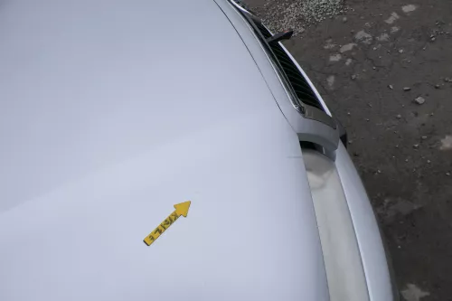 Skoda Fabia 6Y Motorhaube Klappe vorne silber grau LF7T mit Grill vorn (167703)