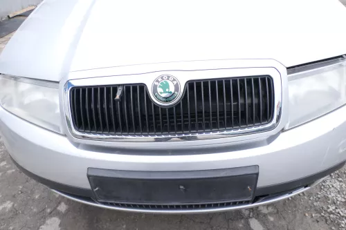 Skoda Fabia 6Y Motorhaube Klappe vorne silber grau LF7T mit Grill vorn (167703)