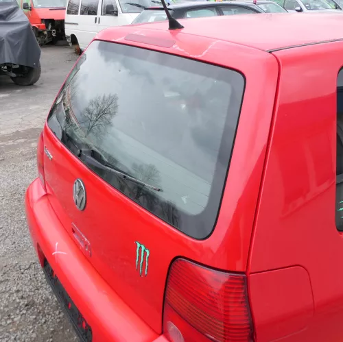 VW Lupo 6X Heckklappe Klappe Kofferraumklappe Scheibe rot LP3G (167740)