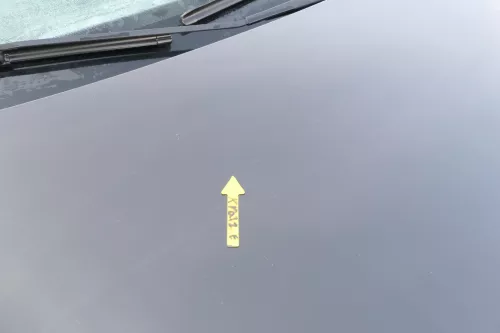 VW Polo 9N Motorhaube Klappe Haube vorne schwarz L041 bis ca. Bj. 2004 (167755)