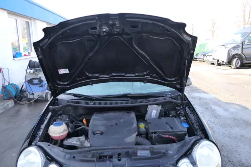 VW Polo 9N Motorhaube Klappe Haube vorne schwarz L041 bis ca. Bj. 2004 (167755)