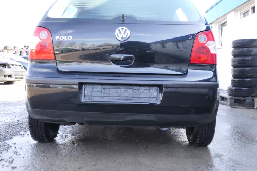 VW Polo 9N 9N3 Stoßstange Heckstoßstange hinten schwarz L041