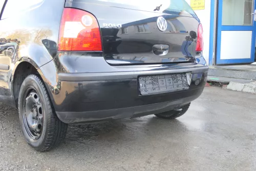 VW Polo 9N 9N3 Stoßstange Heckstoßstange hinten schwarz L041 (167761)