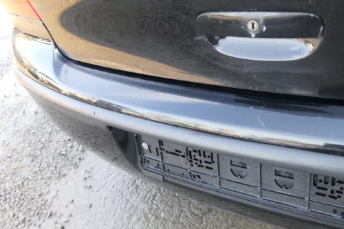 VW Polo 9N 9N3 Stoßstange Heckstoßstange hinten schwarz L041 (167761)