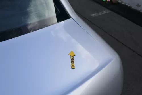 Skoda Fabia 6Y3 Schrägheck Heckklappe Kofferraumklappe hinten silber grau LF7T (167768)