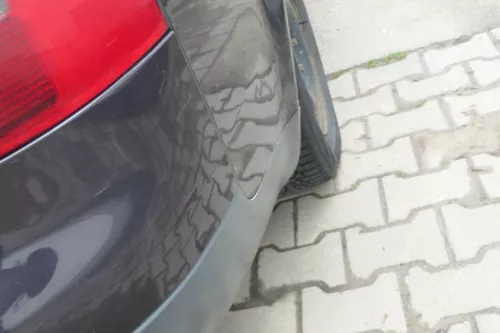 Audi A6 4B Kombi Avant Stoßstange hinten Heckstoßstange blau lila LZ4V - PDC (167796)