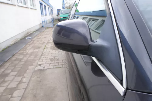 Audi A6 4B Spiegel Außenspiegel rechts elektrisch blau lila LZ4V + Glas (167798)