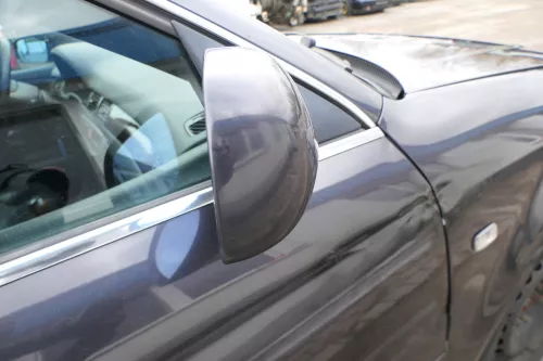 Audi A6 4B Spiegel Außenspiegel rechts elektrisch blau lila LZ4V + Glas (167798)