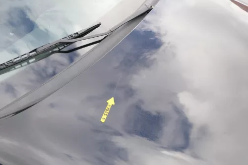 VW Lupo Motorhaube Klappe Frontklappe Haube vorne schwarz L041 uni (167835)