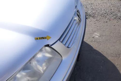 VW Polo 6N2 Motorhaube Haube vorne Klappe silber LA7W (167865)