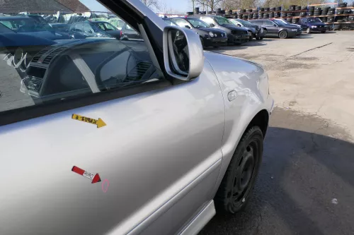 VW Polo 6N 6N2 Tür vorne rechts Beifahrertür 2/3-Türer silber LA7W (167869)