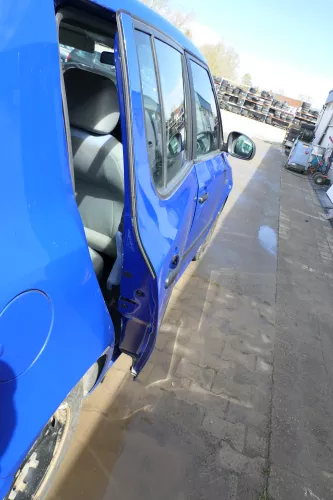 Skoda Fabia 5J Limousine Tür hinten rechts blau LF5K (167890)