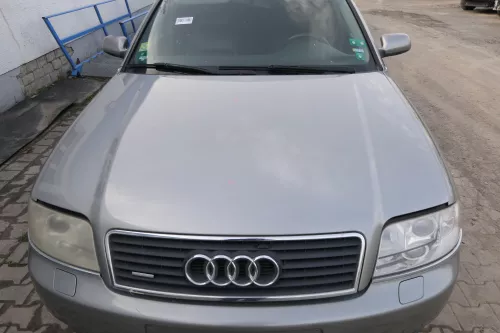 Audi A6 4B Motorhaube Klappe vorn Facelift (ab. Mitte 2002) grau LY7Q + Grill