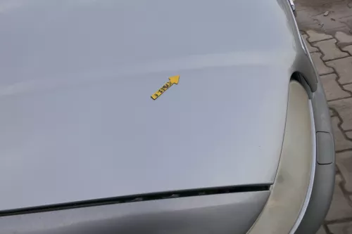 Audi A6 4B Motorhaube Klappe vorn Facelift (ab. Mitte 2002) grau LY7Q + Grill (167906)