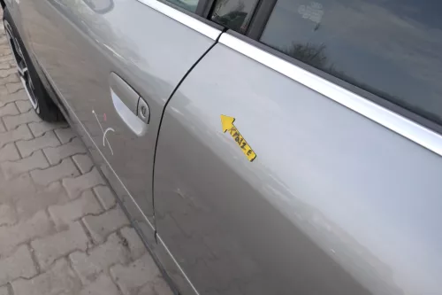 Audi A6 4B C5 Tür Türblatt hinten links grau LY7Q nur Türblatt (167911)