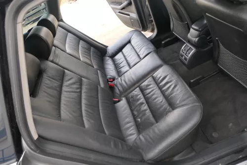A6 4B Kombi Avant Rückbank Rücksitzbank Sitz Rücksitz Buffalino schwarz Leder (167919)