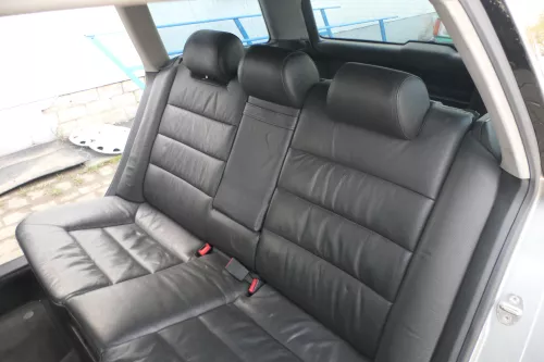 A6 4B Kombi Avant Rückbank Rücksitzbank Sitz Rücksitz Buffalino schwarz Leder (167919)