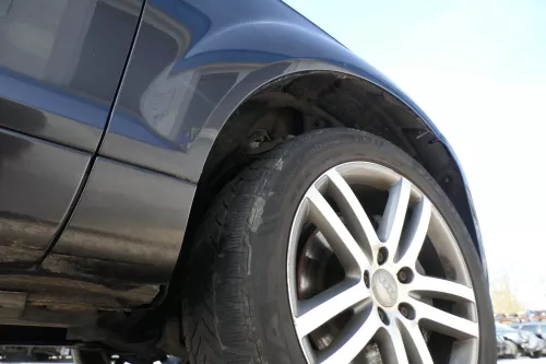 Audi Q7 4L Kotflügel vorne rechts lavagrau LZ7L grau S-line (167947)