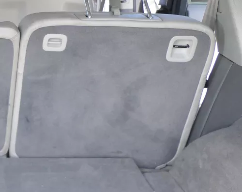 Audi Q7 4L Sitz Rücksitz hinten rechts grau achatgrau Leder Sitzheizung (168008)