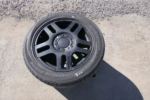 4x Golf 4 Alufelge Felge 205/55 R16 91V 1J0601025AC Ronal 2-4mm schwarz (168020)