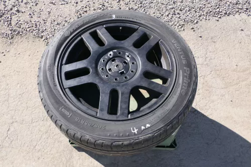 4x Golf 4 Alufelge Felge 205/55 R16 91V 1J0601025AC Ronal 2-4mm schwarz (168020)